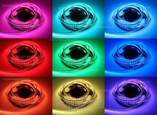 Immagine di Striscia led 5m RGB 3535 120led/m 24V 28,8W/m