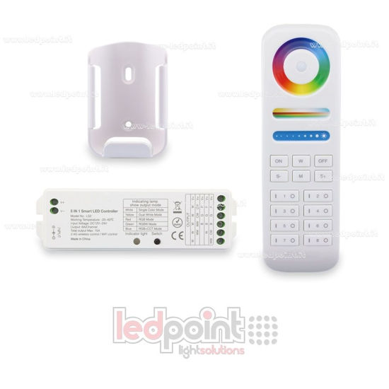 Ledpoint S.r.l. | Controller RGB+CCT 8 zone, 12/24V, 15A