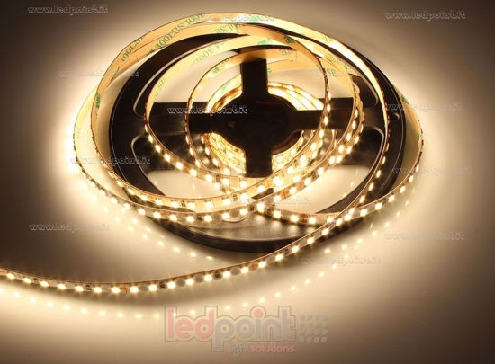 Immagine di Striscia led 2,5m bianco caldo 3000K 3step 2835 140led/m 24V 11W/m
