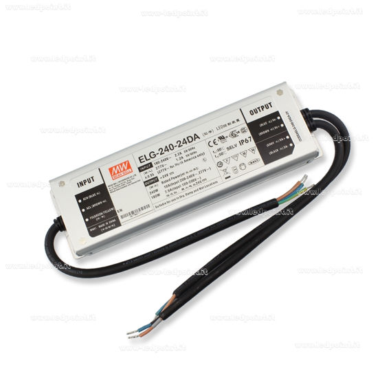 Immagine di Alimentatore 240W 24V con ingresso DALI IP67 Mean Well