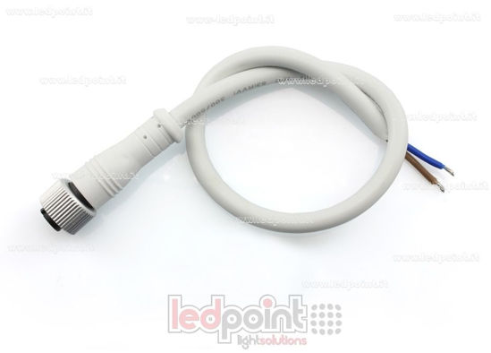 Bild von Female connector 2pin IP67 0,3m