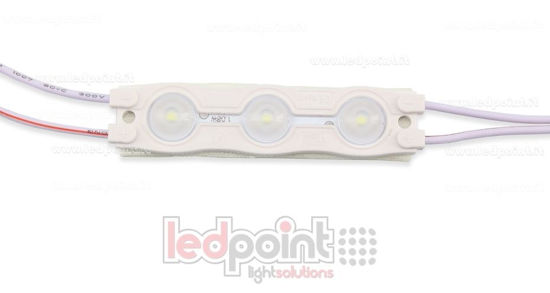 LED 12V DC Con Cavi 10 LED BIANCO FREDDO FOGGY 5mm CABLATI 30cm CON