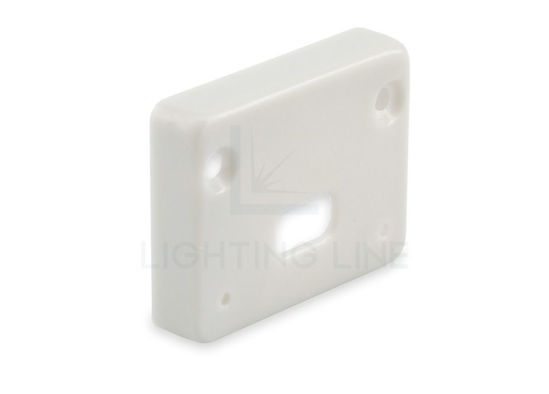 Picture of Grey plastic end cap with hole for profile SL10-13