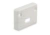 Picture of Grey plastic end cap with hole for profile SL10-13