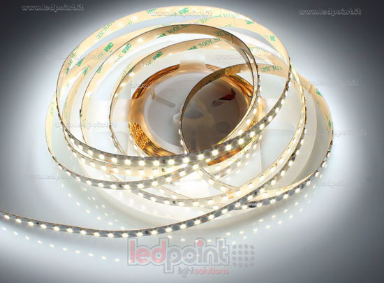 Immagine di Striscia led 5m bianco 4000K 3step 2835 128led/m 24V 11W/m