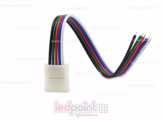 Picture of Connector with 14cm cable for 10mm PCB RGBW LED strips