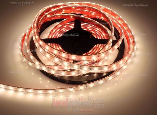 Bild von LED-Streifen 5m warm-weiß 3000K 3step 2835 60LEDs/m 12V 4,8W/m, IP65 dicker Syliconrohr