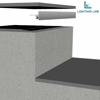 Immagine di Profilo in alluminio per gradini 30x27mm, 2 metri