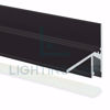 Picture of Black oxidised steps aluminum profile 30x27mm, 2 meters