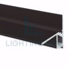 Picture of Black oxidised steps aluminum profile 30x27mm, 2 meters