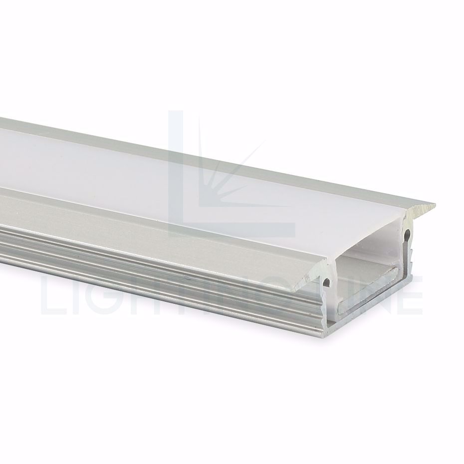 Ledpoint S.r.l. | 32x10mm recessed waterproof aluminium profile, 3 meters