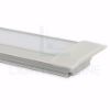 Immagine di Profilo in alluminio da incasso 32x10mm waterproof, 3 metri
