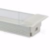 Immagine di Profilo in alluminio da incasso 32x16mm waterproof, 3 metri