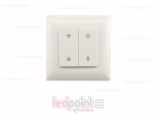 Bild von Wandfehrnbedienung Einfarbig Einzel-Bereich 86x86 1 Zone 1 Szene RF2.4G