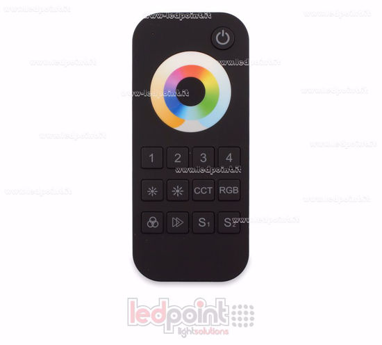 Immagine di Telecomando Universale monocromatico, CCT, RGB, RGBW o RGB+CCT, 4 zone RF2.4G