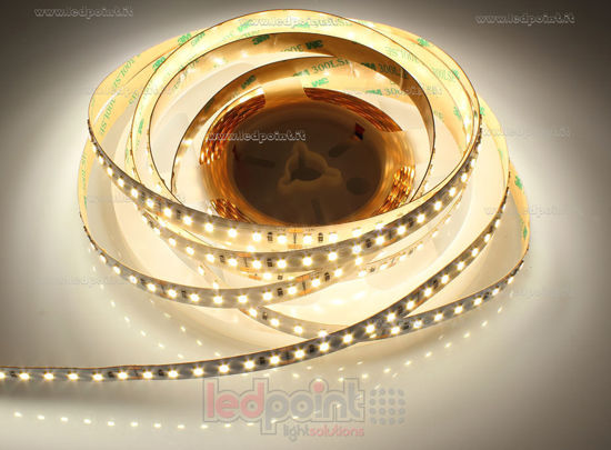 Immagine di Striscia led 5m bianco caldo 3500K 3step 2835 120led/m 24V 14,4W/m