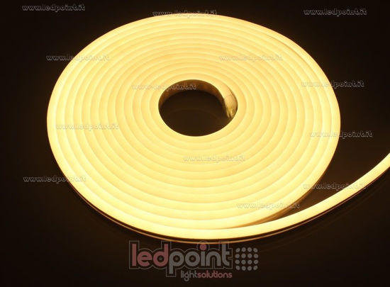 Picture of Led Neon Flex 6mm warm white 2835 12V 9,6W 120led/m IP65 50m