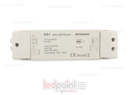 Bild von Dimmer DALI-2, 1 Kanal mit 15A, 12-24V DC, konstante Spannung