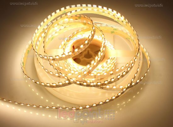 Picture of Angle adjustable LED strip 5m warm white 3000K 3step 2835 120leds/m Honglitronic 24V 14,4W/m