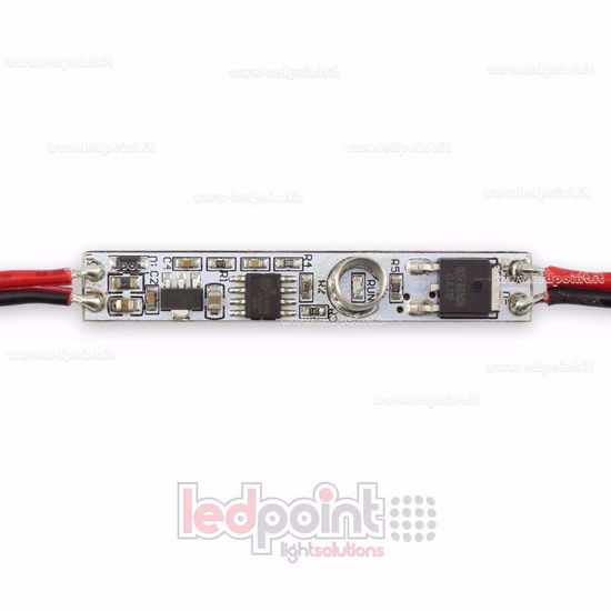 Immagine di Dimmer Mini Touch monocromatico con funzione di memoria 12/24V, 1chx3A