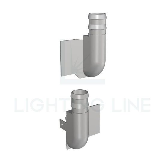 Immagine di Modello scaricabile per stampante 3D di tappino sinistro e destro con tubo 25mm per profilo CC01-06-G3