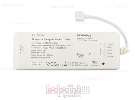 Immagine di Alimentatore 75W 24V, 4 canali, RF Wireless SkyDance