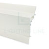 Bild von Aluminiumwinkelprofil weiß lackiert für Gipskartonplatten 97x35mm, 2 meter