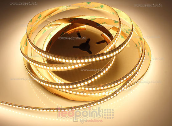 Immagine di Striscia led 5m bianco caldo 3000K 3step 2835 240led/m 24V 14.4W/m