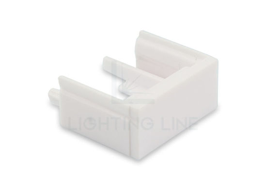 Immagine di Tappino bianco da mobile per profilo in alluminio SL08-03