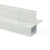 Immagine di Profilo in alluminio verniciato bianco per cartongesso 36x34mm, 3 metri