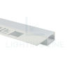 Bild von Aluminiumwinkelprofil weiß lackiert  für Gipskartonplatten 38x11mm, 3 meter