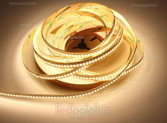 Bild von LED-Streifen 5m warmweiß 3000K 3step 2835 240LEDs/m Honglitronic 24V 19,2W/m