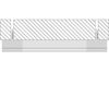 Bild von Graue Möbelendkappe für Aluminiumprofil SL08-03