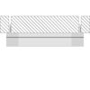 Picture of Black furniture end cap for aluminium profile SL05-03