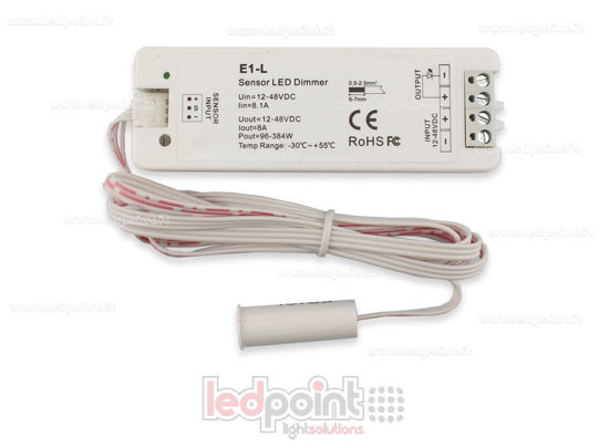 Picture of Monochromatic on/off dimmer sensor for 12/48V doors, 1chx8A