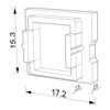 Bild von Graue Endkappe für SL05-03 Aluminiumprofil