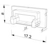 Bild von Graue Endkappe für SL08-03 Aluminiumprofil