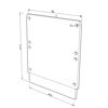 Bild von Aluminiumkappe für DW05-07 Aluminiumprofil für Gipskartonplatten