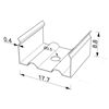 Picture of Metal mounting bracket for SL05-03 aluminium profile