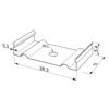 Bild von Metall-Montageclip für Aluminiumprofil SL06-05 und SL07-05