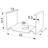 Picture of Mounting clip for SL09-12 waterproof aluminium profile