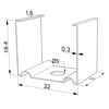 Immagine di Graffa di montaggio per profilo in alluminio SL10-13 waterproof