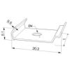 Bild von Montageclip für Aluminiumprofil WL03-01 WL04-05 und WL05-05
