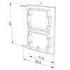 Bild von Graue Endkappe für SH03-03 Aluminiumprofil