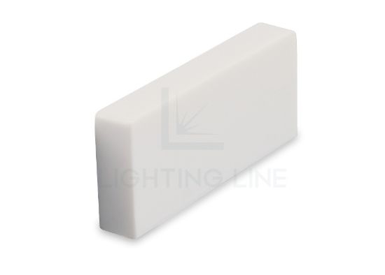 Bild von Weiße Kunststoff-Endkappe für den hohen Diffusor LLD-06
