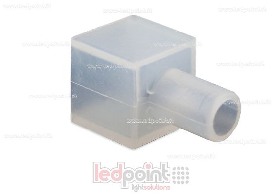Picture of End cap with for power cable hole for 10mm Led Neon Flex