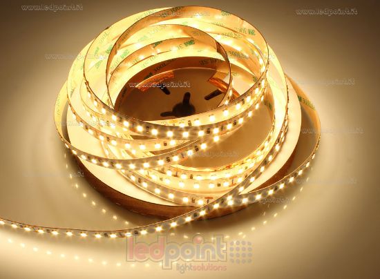 Bild von LED-Streifen 5m warm-weiß 3000K 3step 2835 120LEDs/m Honglitronic 24V 14,4W/m