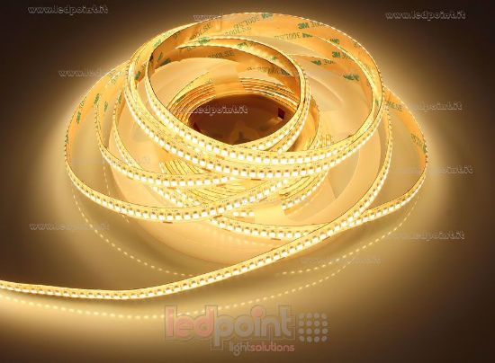 Bild von LED-Streifen 5m warm-weiß 3000K 3528 240led/m 24V IP53 (IP65) Sylicon 19,2W/m