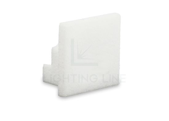 Immagine di Tappino in plastica bianco per profilo SL14-16