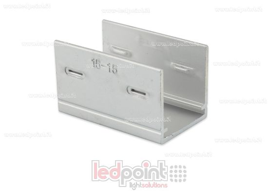 Bild von 3cm Alluminiumklippe für Stabilität for 16mm Led Neon Flex
